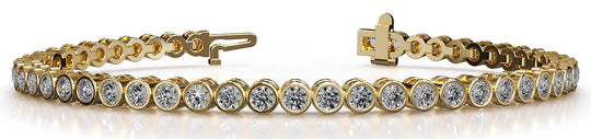 The Alvara - Bezel-Set Diamond Tennis Bracelet