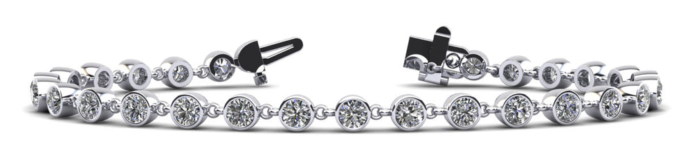 The Eira - Bezel-Set Chain-Link Diamond Bracelet