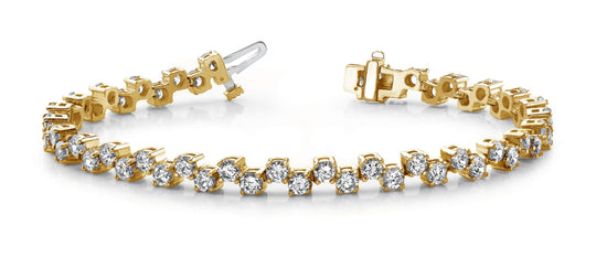 The Sigrayne - Staggered Diamond Bracelet