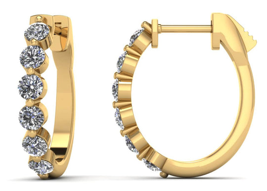 Thalara Hoops - Diamond Hoops