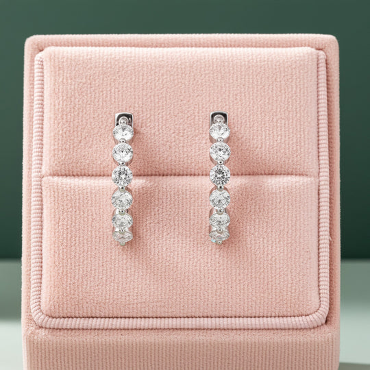 Thalara Hoops - Diamond Hoops