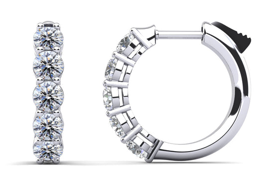 The Freyette Hoops - Diamond Hoops