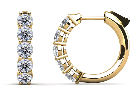 The Freyette Hoops - Diamond Hoops