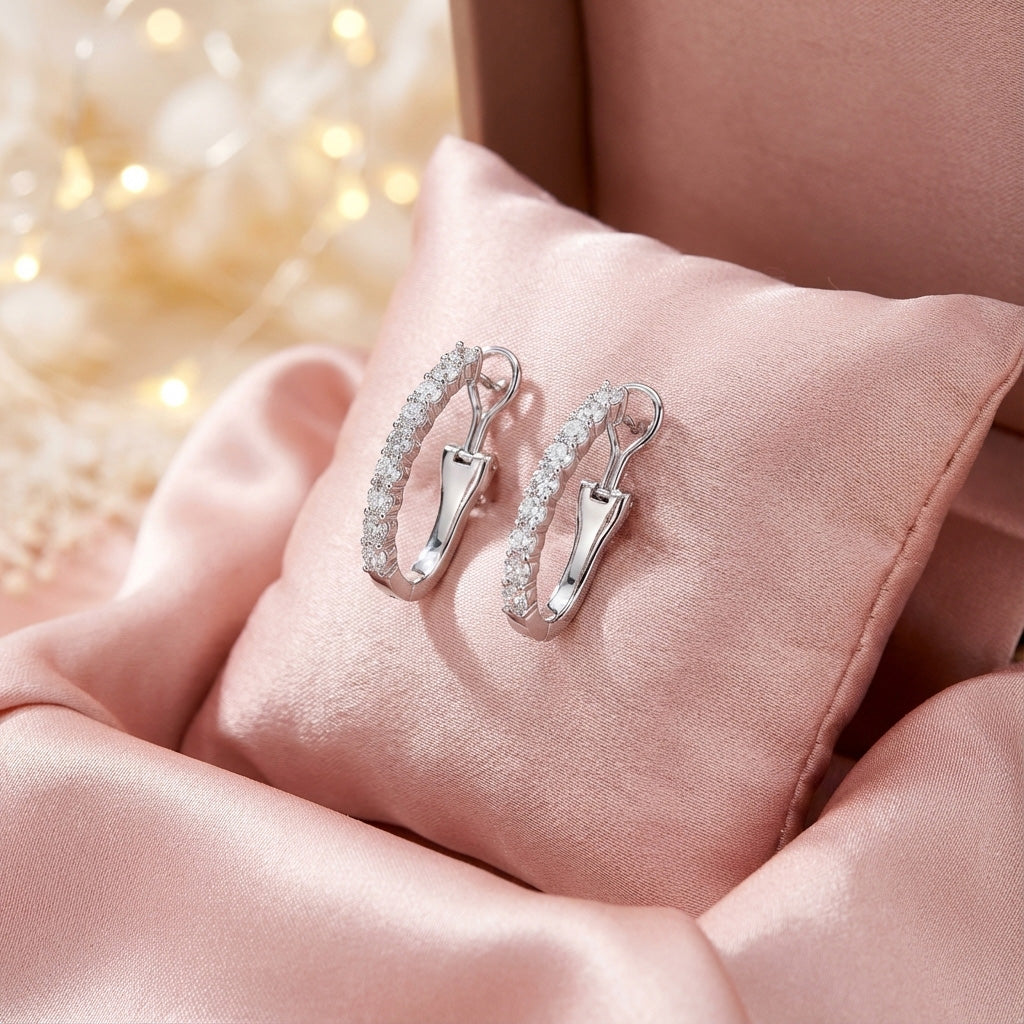 The Idrisyn Hoops - Diamond Hoops
