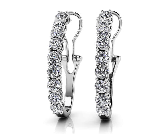 The Idrisyn Hoops - Diamond Hoops