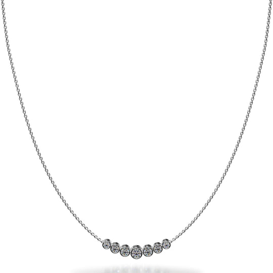 The Sigrún Arc - 7-Diamond Necklace