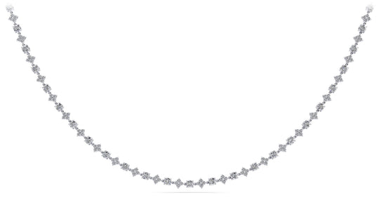 Freydís Bloom -  Alternating Diamond Necklace