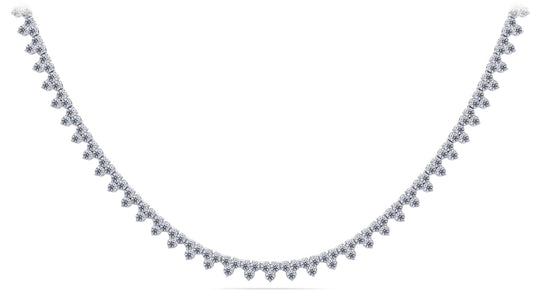 The Skadi Trident Necklace -  Diamond Necklace