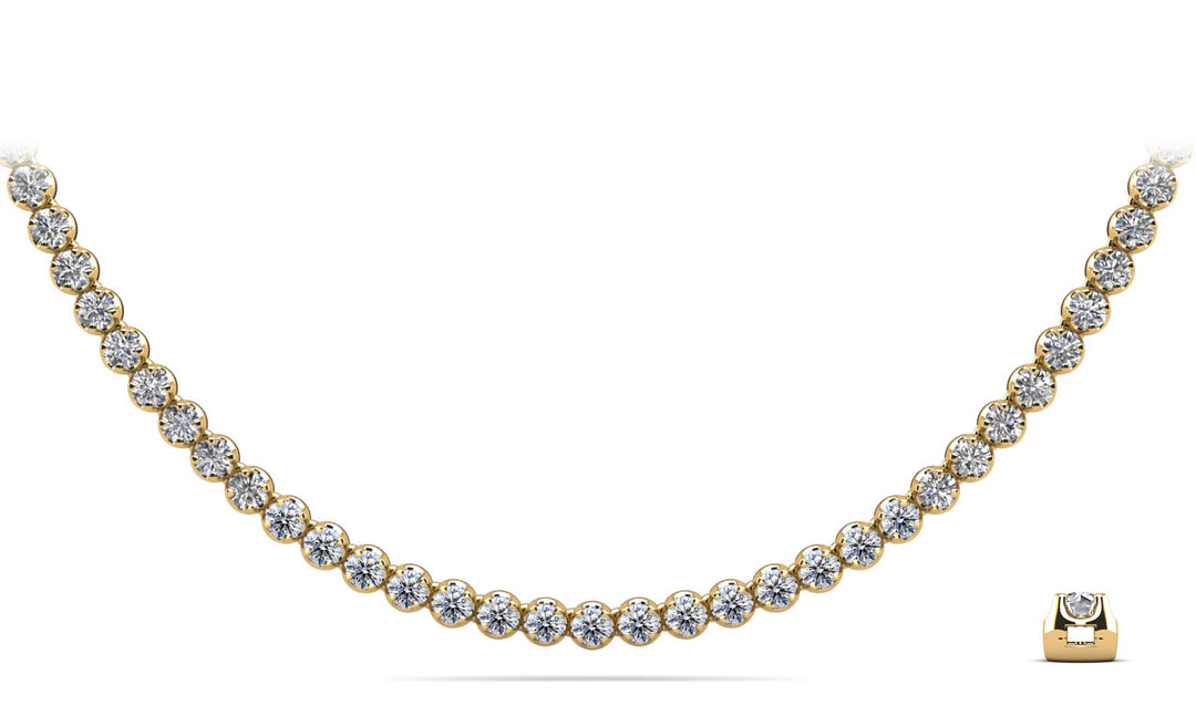 The Valkyrie "Cupcake" -  Riviera Cupcake Diamond Necklace