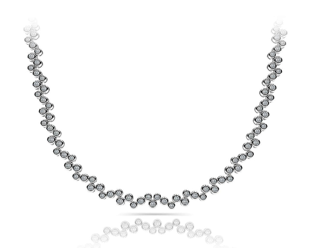 The Freyadis Cascade -  Bubble Diamond Necklace