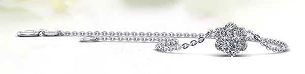 The Sigrun Bloom -  Diamond Pendant