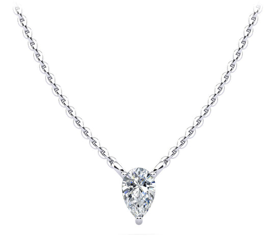 The Elowen Dewfire -  Diamond Pendant