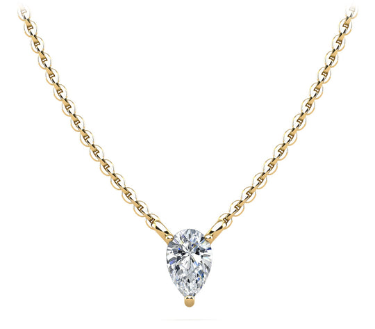 The Elowen Dewfire -  Diamond Pendant