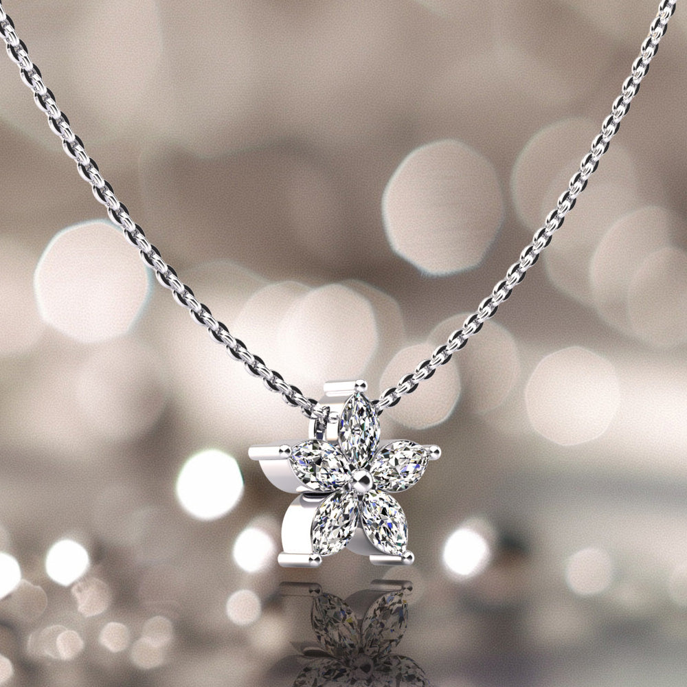 The Astrid Dawnstar -  Diamond Pendant