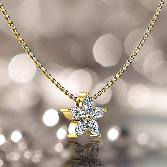 The Astrid Dawnstar -  Diamond Pendant