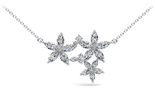 The Skadhi Starfall -  Diamond Pendant