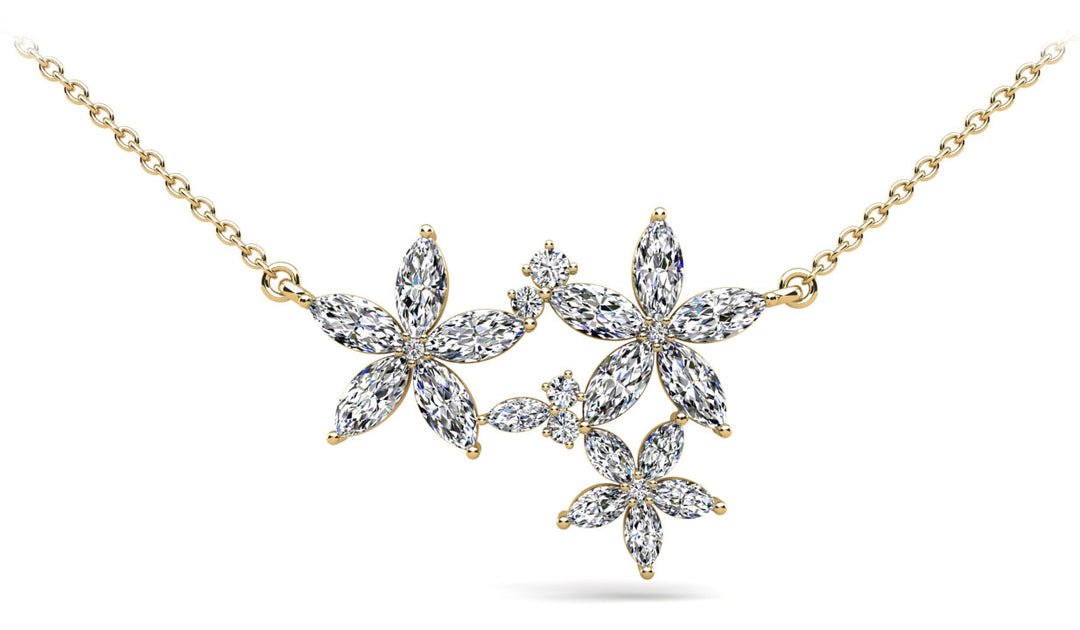 The Skadhi Starfall -  Diamond Pendant