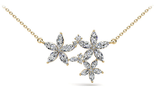 The Skadhi Starfall -  Diamond Pendant