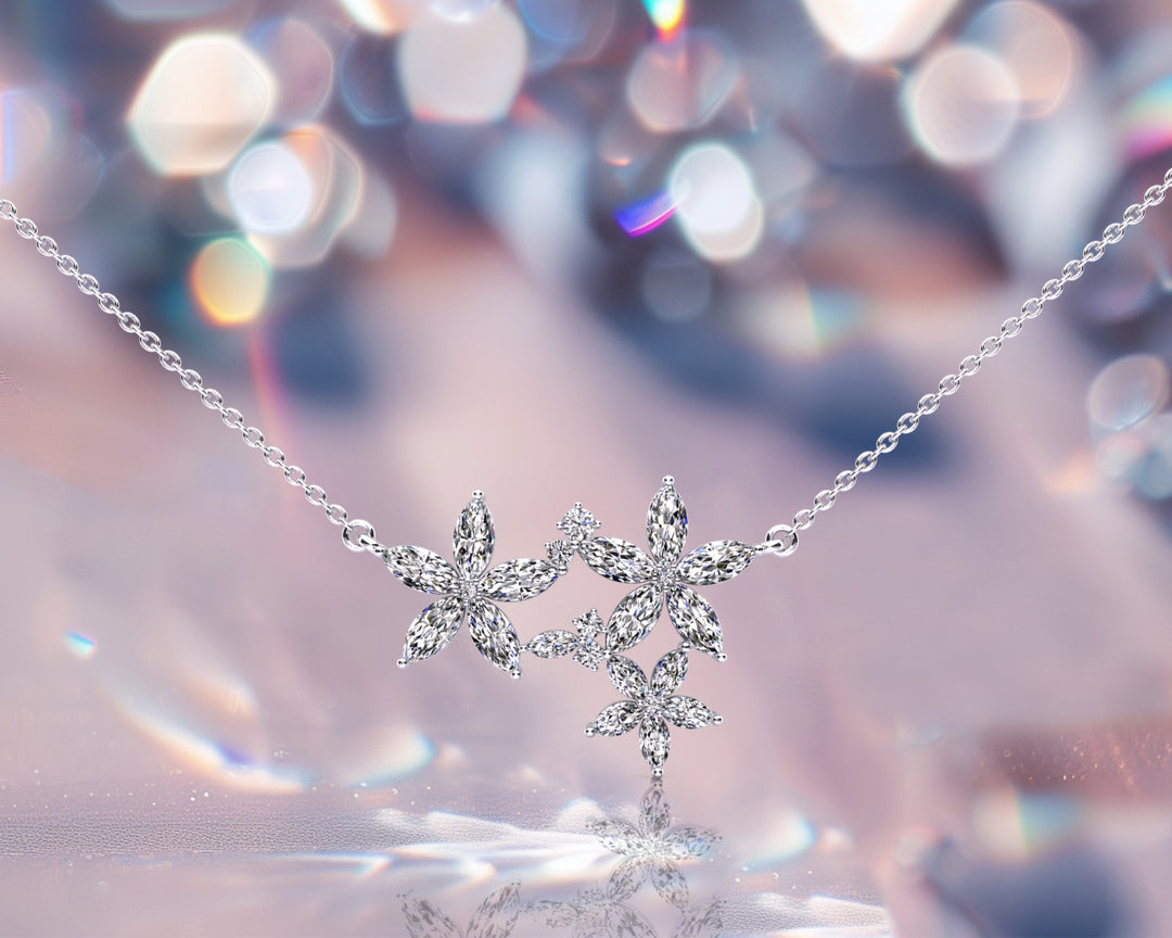 The Skadhi Starfall -  Diamond Pendant