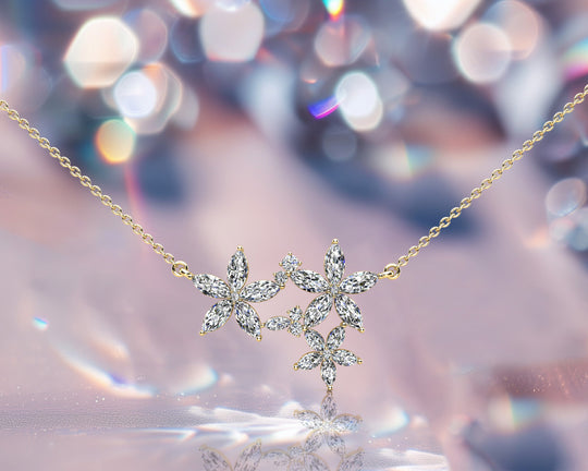 The Skadhi Starfall -  Diamond Pendant