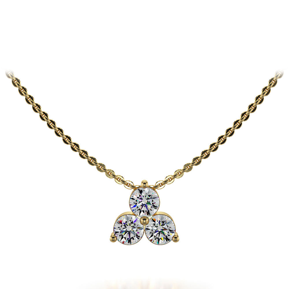 The Eydis Trinity  -  Diamond Pendant