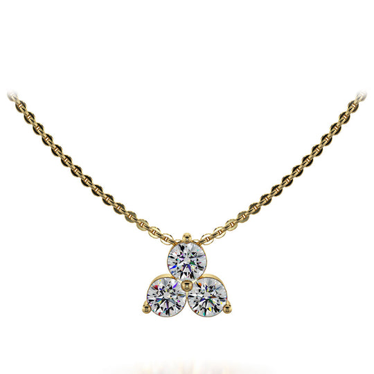 The Eydis Trinity  -  Diamond Pendant