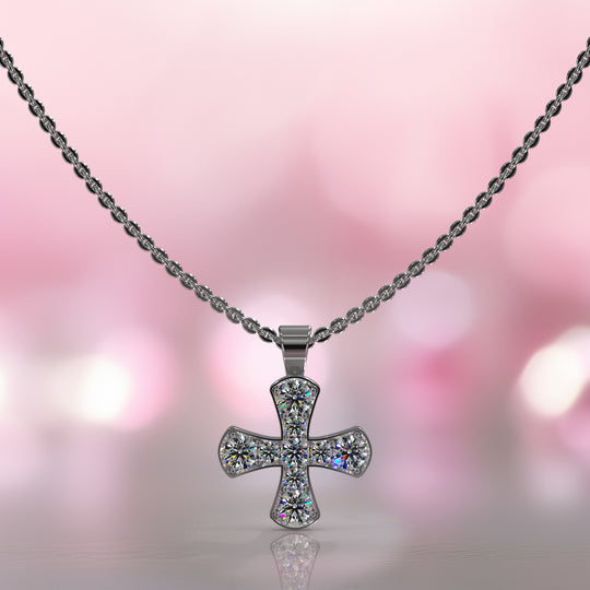 The Brynhild Sigil  -  Diamond Pendant