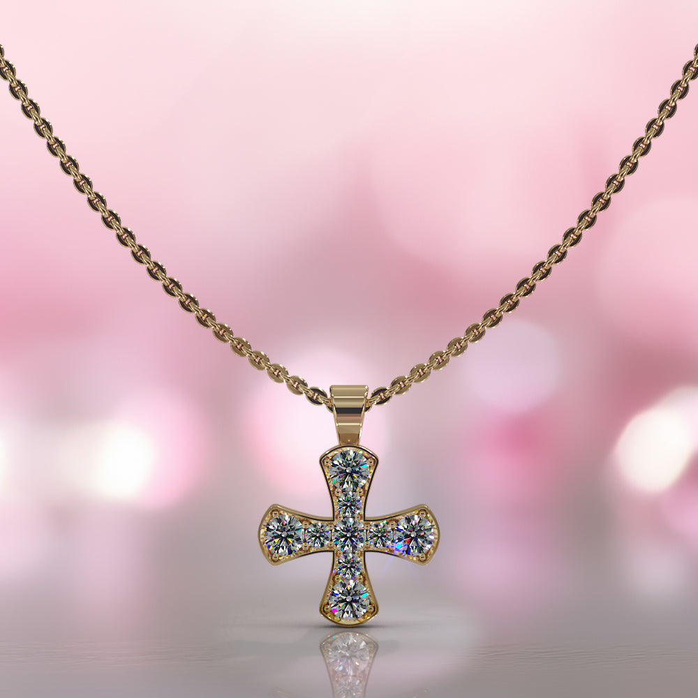 The Brynhild Sigil  -  Diamond Pendant