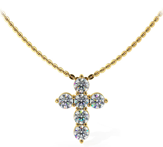 The Solveig Dawncross  -  Diamond Pendant