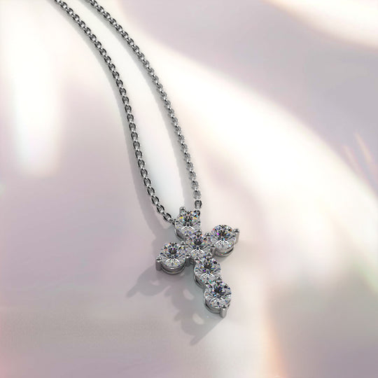 The Solveig Dawncross  -  Diamond Pendant