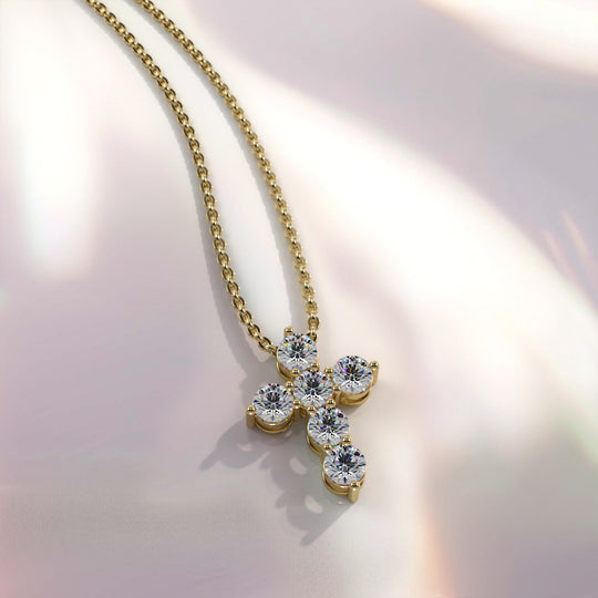 The Solveig Dawncross  -  Diamond Pendant