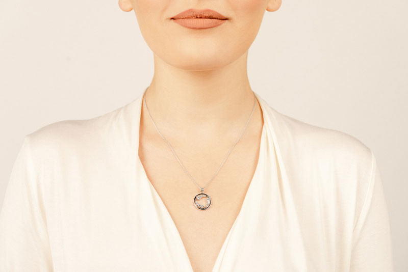 The Valdis Tear -  Diamond Pendant