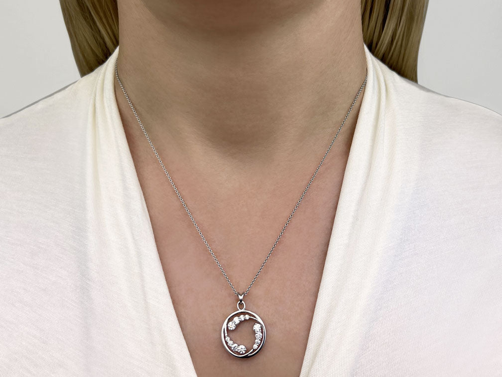 The Valdis Tear -  Diamond Pendant