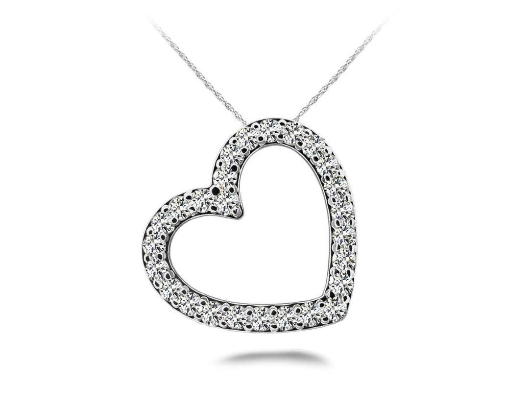 The Rúna Heart -  Diamond Pendant