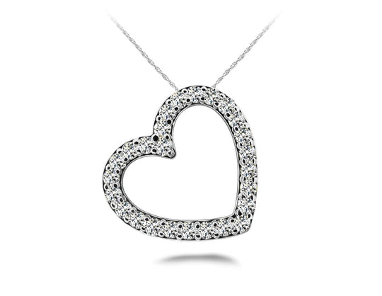The Rúna Heart -  Diamond Pendant