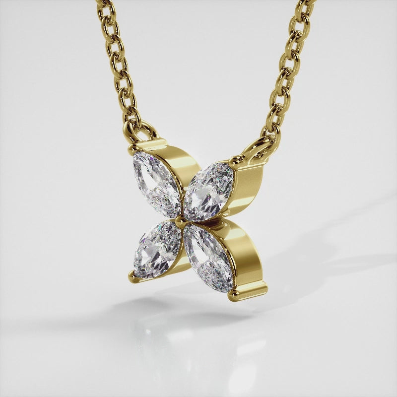 The Elindra Crosswind -  Diamond Pendant