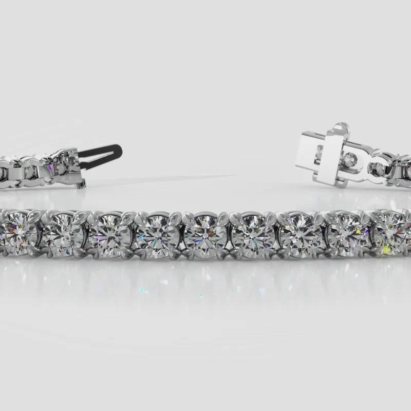 The Brynja - Claw set Diamond Tennis Bracelet