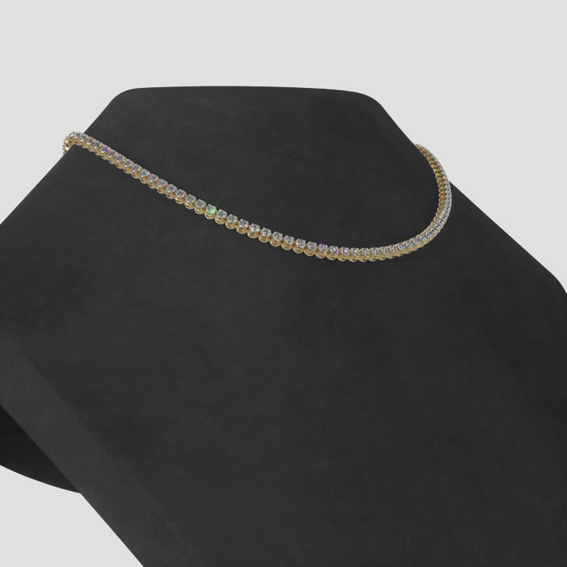 The Valkyrie "Cupcake" -  Riviera Cupcake Diamond Necklace