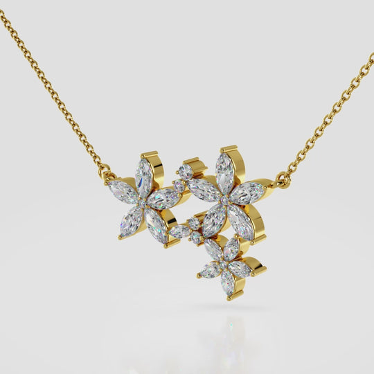 The Skadhi Starfall -  Diamond Pendant