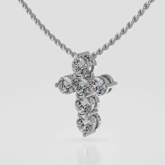 The Solveig Dawncross  -  Diamond Pendant
