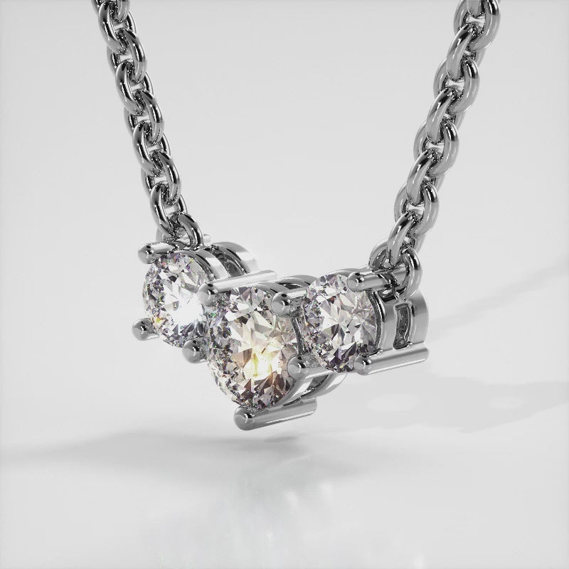The Thrysa Trinity-  Diamond Pendant