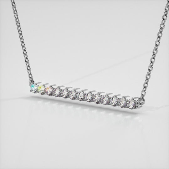 The Yrsa Fireline-  Diamond Pendant