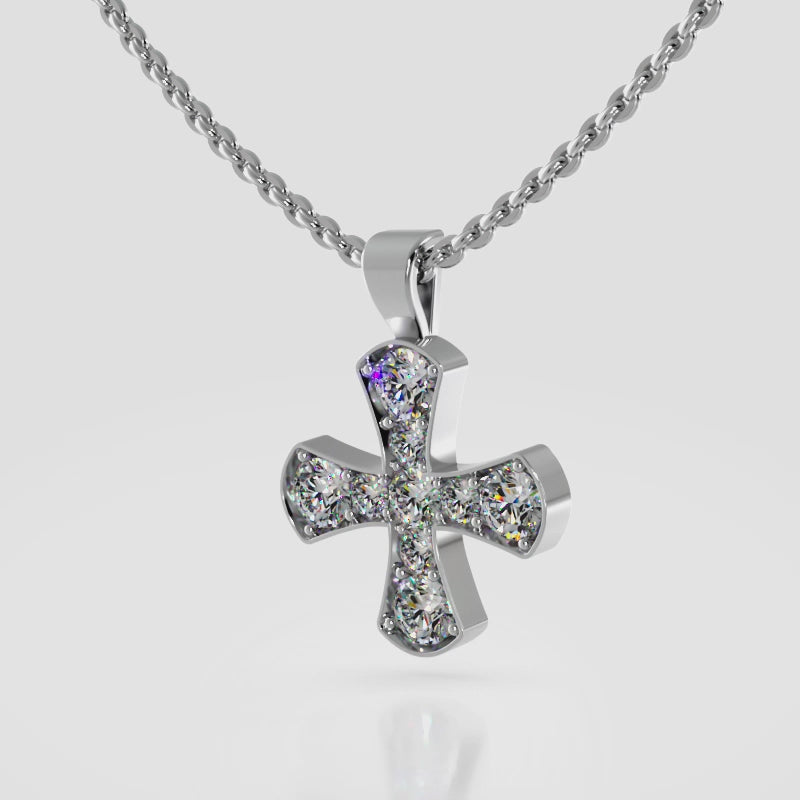 The Brynhild Sigil  -  Diamond Pendant