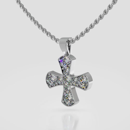 The Brynhild Sigil  -  Diamond Pendant
