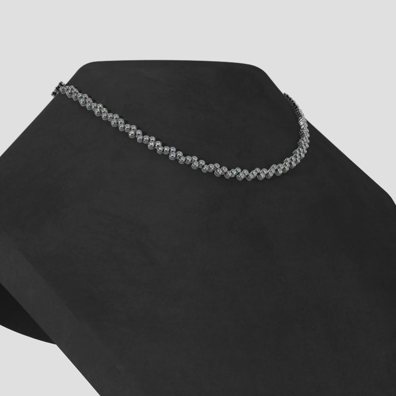 The Freyadis Cascade -  Bubble Diamond Necklace