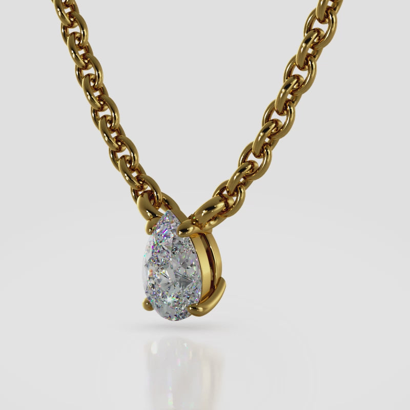 The Kaela Skytear -  Diamond Pendant