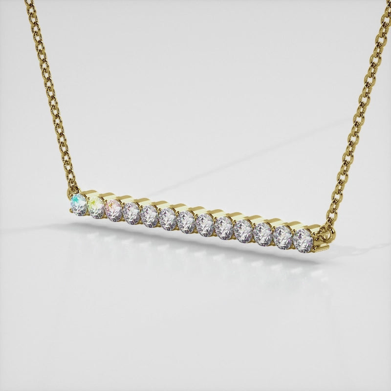The Yrsa Fireline-  Diamond Pendant
